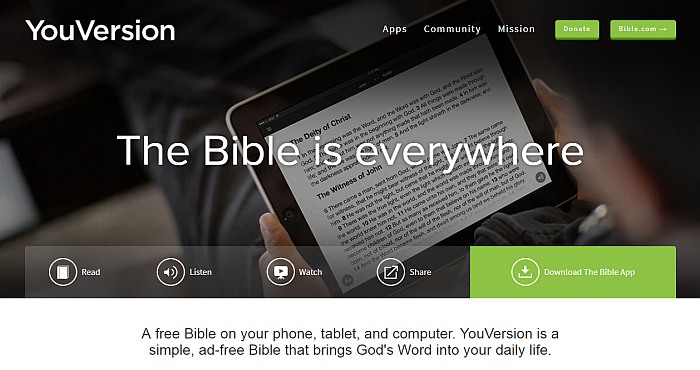 YouVersion is your Great Bible App for Smartphone and PC